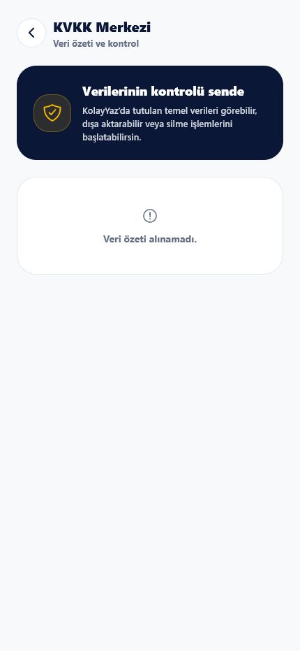KVKK ve gizlilik merkezi